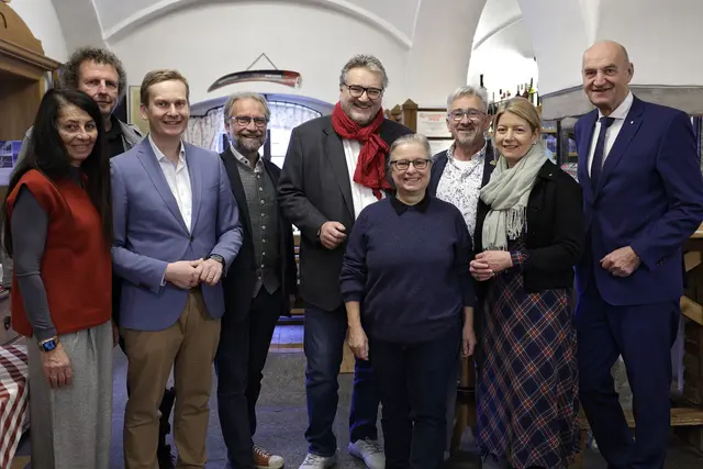 Gemeindevertreter der SPÖ trafen sich in Micheldorf. | Foto: Land OÖ/Daniel Kauder