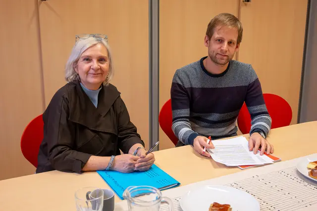 KPÖ-Klubobfrau Claudia Klimt-Weithaler und Landtagsabgeordneter Alexander Melinz präsentierten am Freitag ihre Alternativen für eine gerechte Budgetsanierung.  | Foto: KPÖ