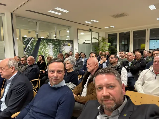 Selfie mit dem Bürgermeister Paul Porteder mit Anton Hechtl und Alexander Oswald | Foto: EG Tullnerbach