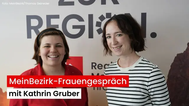 In der Interviewreihe MeinBezirk Frauengespräche war dieses Mal die Bäckermeisterin Kathrin Gruber zu Gast.  | Foto: Thomas Geineder