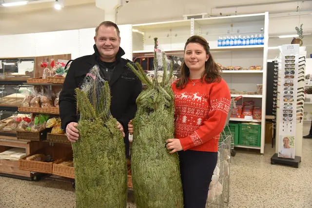 Baumübergabe im Sozialmarkt Ternitz. | Foto: Stadtgemeinde Ternitz.