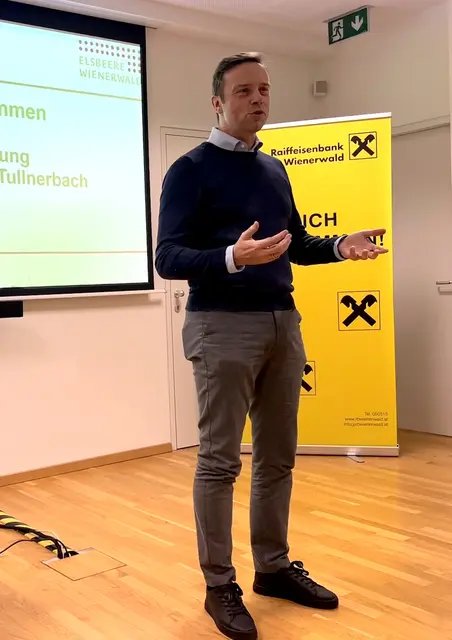 Alexander Oswald, GGR von Tullnerbach und Vorstand der EG Tullnerbach | Foto: EG Tullnerbach