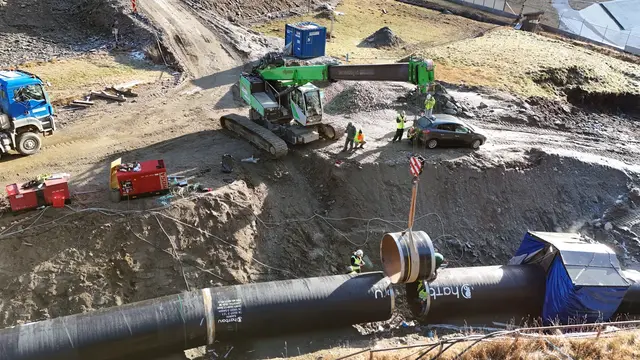 Die 6,1 Kilometer lange Druckrohrleitung wurde jetzt ebenfalls fertiggestellt. | Foto: TIWAG