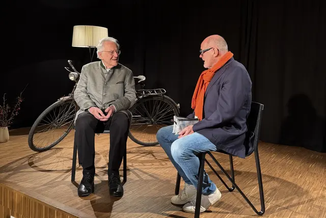 Hermann Beil im Gespräch mit August Schmölzer | Foto: Markus Hammer