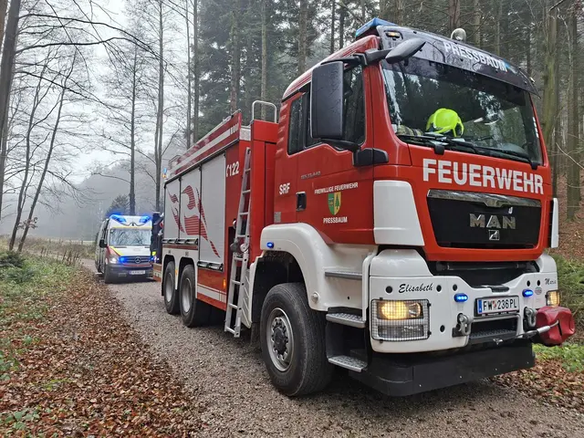Die Freiwillige Feuerwehr von Pressbaum musste heute in den Wienerwald ausrücken | Foto: FF Pressbaum