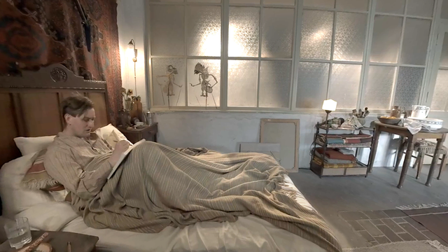 Schlafzimmer: VR-Experience "Egon Schiele. Eine persönliche Begegnung". | Foto: Amilux Film