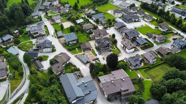 Drohnenansicht der Gemeinde Wald im Pinzgau. | Foto: TVB Wald-Königsleiten