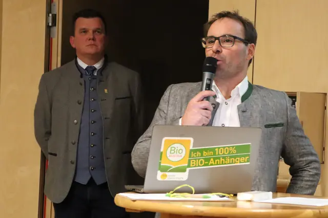 Fachlehrer Bernd Kaimbacher begrüßte im Namen der LFS Stainz | Foto: Gerhard Langmann