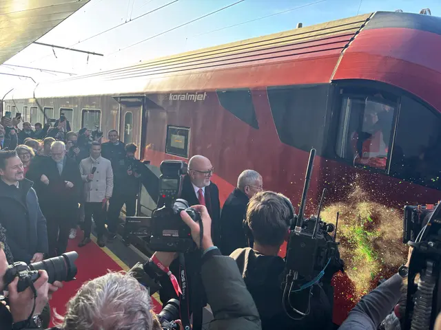 Zugtaufe ging erfolgreich mit Andreas Matthä und Bundespräsident Alexander Van der Bellen über die Bühne. | Foto: Stephan Fugger/MeinBezirk.at