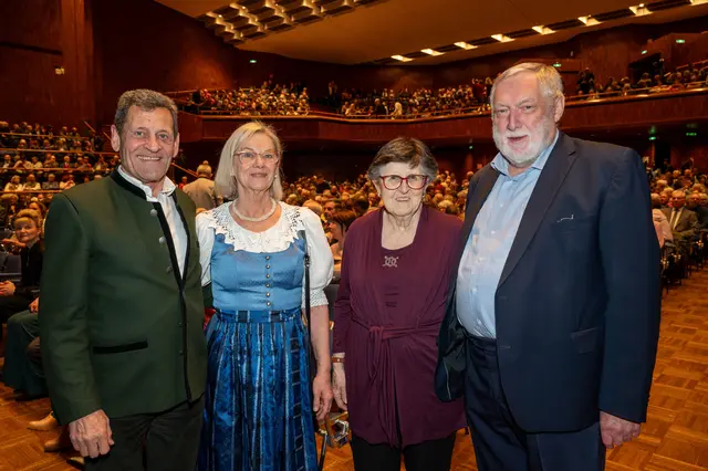 Ehepaar Rosi und Franz Posch mit Ehepaar Heidi und Franz Fischler | Foto: Reinold Sigl