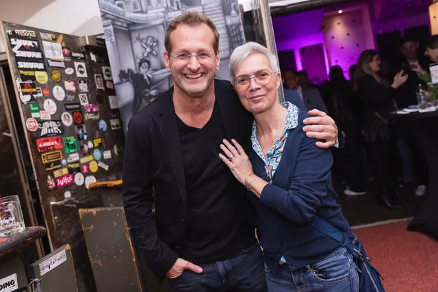 Hier mit Marion Dimali. | Foto: Monika Fellner