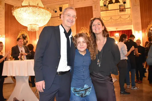 Andreas Kastinger, Benjamin und Martina Ruzek. | Foto: Mirjam Preineder