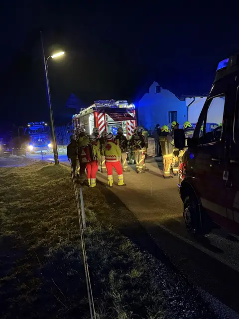 Die Freiwilligen Feuerwehren St. Lorenzen und St. Marein im Mürztal standen mit insgesamt 24 Kräften im Einsatz.  | Foto: Freiwillige Feuerwehr St. Lorenzen im Mürztal