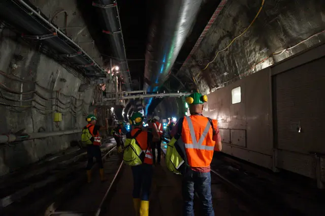 2017 im halb fertigen Koralmtunnel | Foto: Simon Michl