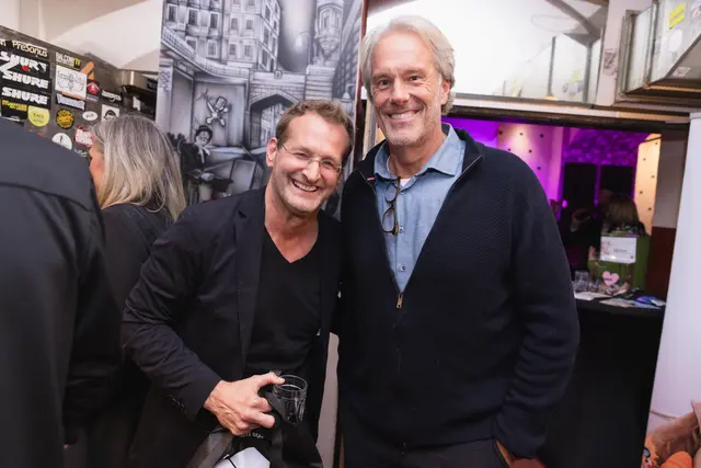 Hier zu sehen mit Oliver Stamm. | Foto: Monika Fellner