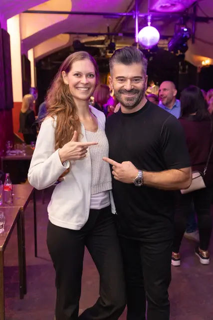 Julia Janousek mit Ciro de Luca. | Foto: Monika Fellner