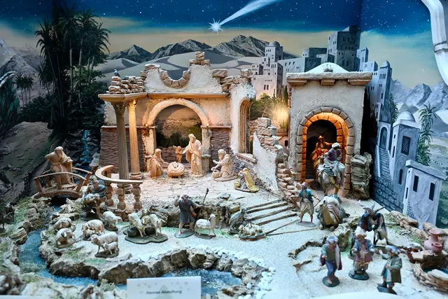 Krippenkunst in Vollendung gab es in großen Krippen. | Foto: Hassl