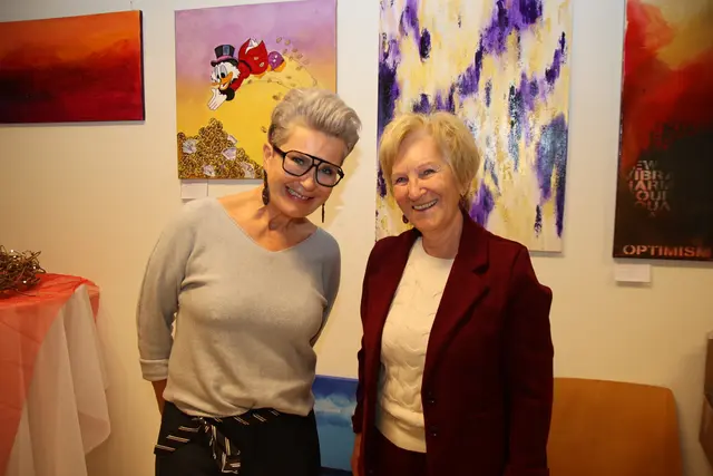 Kunstausstellung: Birgit Pinwinkler und Karin Ebner.