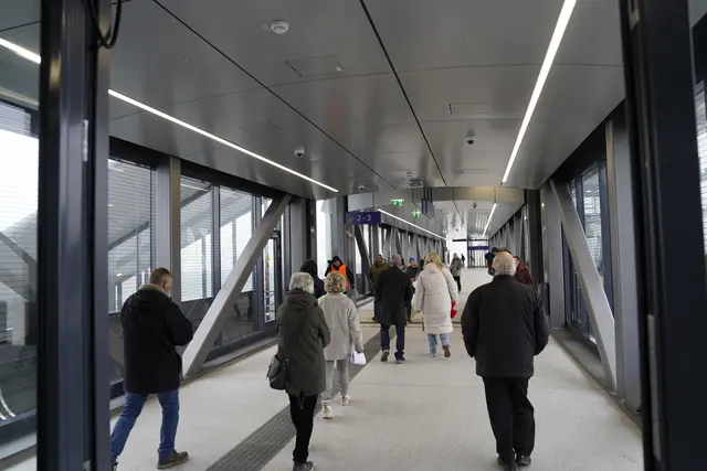 Das Interesse war am ersten Betriebstag groß. | Foto: MeinBezirk/Simon Michl