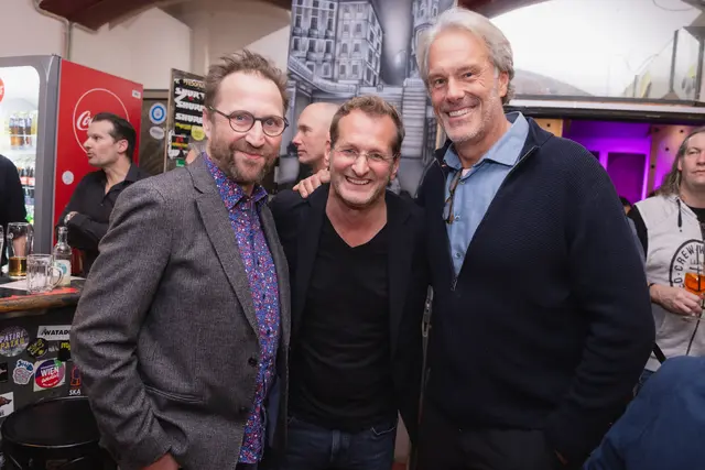 Christian Strasser (l.) mit Ferner und Oliver Stamm (r.). | Foto: Monika Fellner