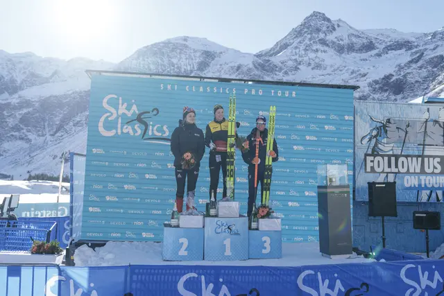 Das Damen-Podium | Foto: Gasteinertal Tourismus GmbH/Christoph Oberschneider
