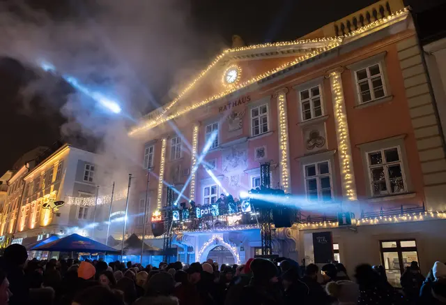 Electroadvent am Hauptplatz. | Foto: Manfred Gartner