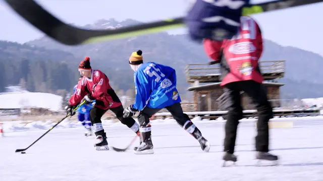 Pondhockey dominiert demnächst am Weissensee | Foto: Tommy Egger