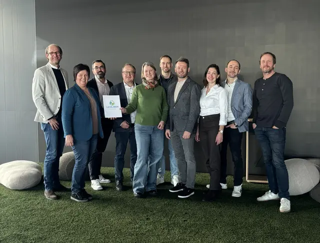 Fabian Wenger, Gabriele Höfler, Gabriel Gruber, Gerhard Wipplinger, Elisabeth Murauer, Florian Reitsammer, Johannes Karrer, Rita Atzwanger, Andreas Van-Hametner und Peter Wimmesberger. | Foto: LINI LandLabor