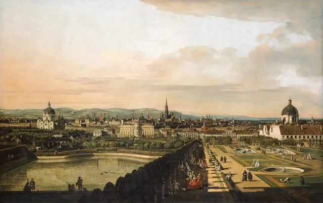 Der berühmte Canaletto-Blick vom Belvedere aus ist ab 24. März im Knsthistorischen Museum Wien zu sehen. | Foto: KHM-Museumsverband