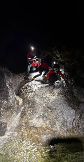 Auch ein Canyoning-Team beteiligte sich an der Suchaktion.  | Foto: Bergrettung Steiermark