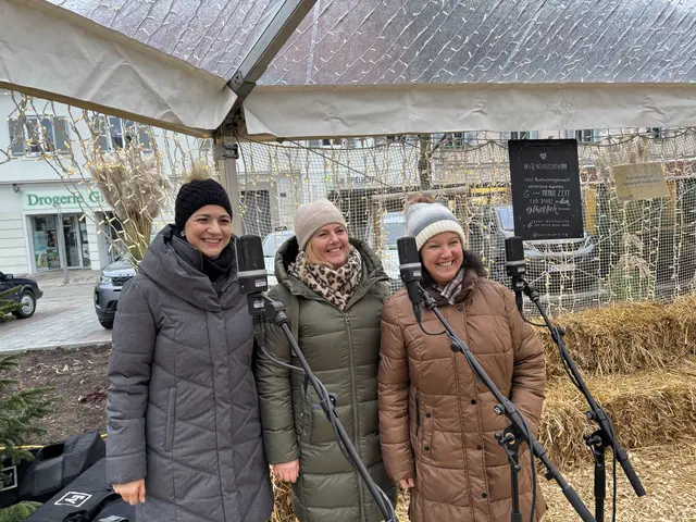 Das EKG Terzett aus dem Raum Weiz brachte das Lichterzelt zum Klingen. | Foto: MeinBezirk/Helmut Riedl