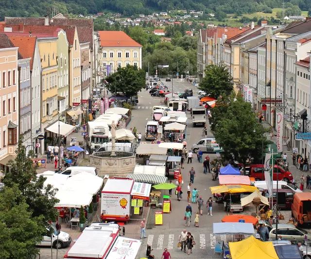 Der Braunauer Wochenmarkt pausiert am 31. Dezember. | Foto: Stadtamt Braunau