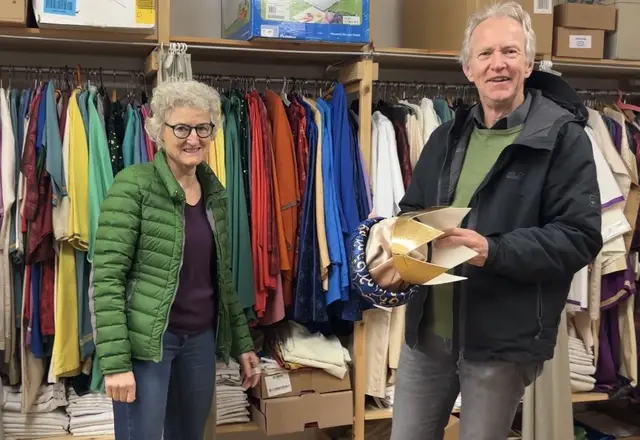 Elisabeth Hartinger und Nikolaus Schweighofer sowie Petra Stockner (nicht am Bild) gehören zum Weizer Organisationsteam.  | Foto: MeinBezirk/Leonie Herrmann