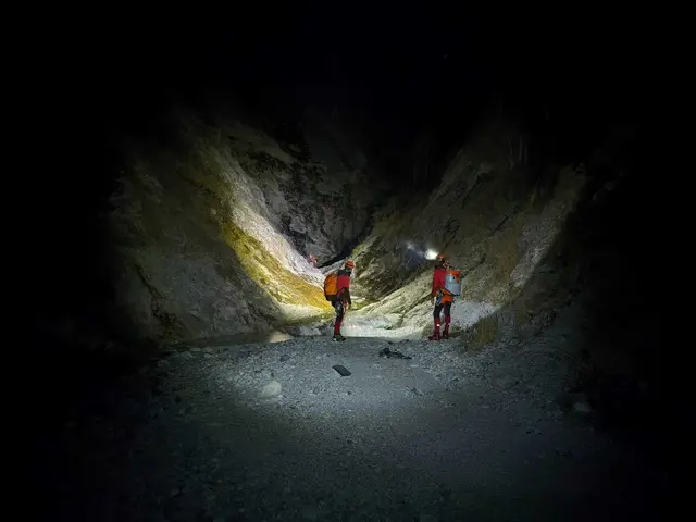 Rund 100 Einsatzkräfte waren in der Nacht auf Sonntag bei der Suche nach einem 71-jährigen Wanderer beteiligt.  | Foto: Bergrettung Steiermark