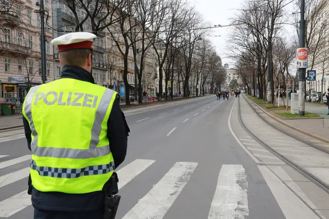 Am Dienstagabend wird mit einer Demonstration gerechnet. Anders als zunächst geplant muss der Ring (siehe Bild) nicht gesperrt werden. (Archiv) | Foto: APA-Images / Karl Schöndorfer