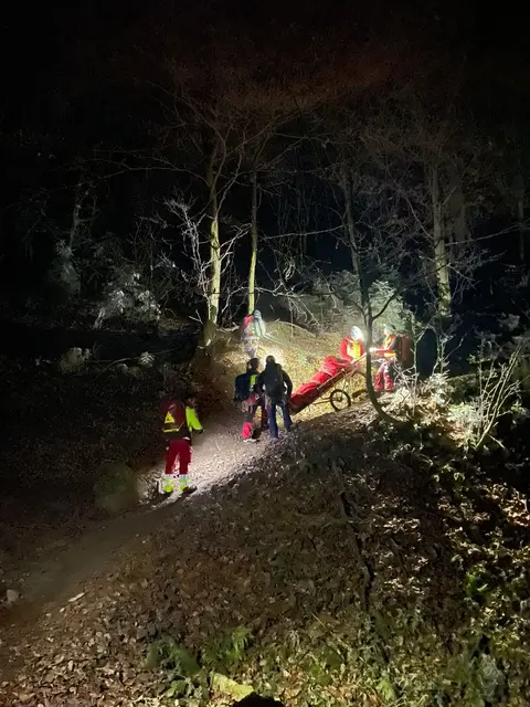 Zu einem Rettungseinsatz am Brucker Hochanger musste die Bergrettung am Sonntag ausrücken. | Foto: Bergrettung Steiermark