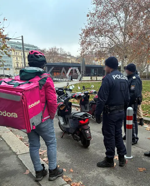 Vor allem Essenszusteller hatte man im Visier. | Foto: Gruppe Sofortmaßnahmen