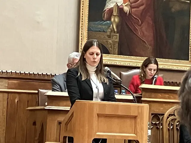 Petra Haslinger, Klubsprecherin der ÖVP. | Foto: Gabriela Stockmann