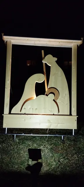 Schlicht und schön: Die neue Krippe in St. Kathrein | Foto: Meinrad Bachmann