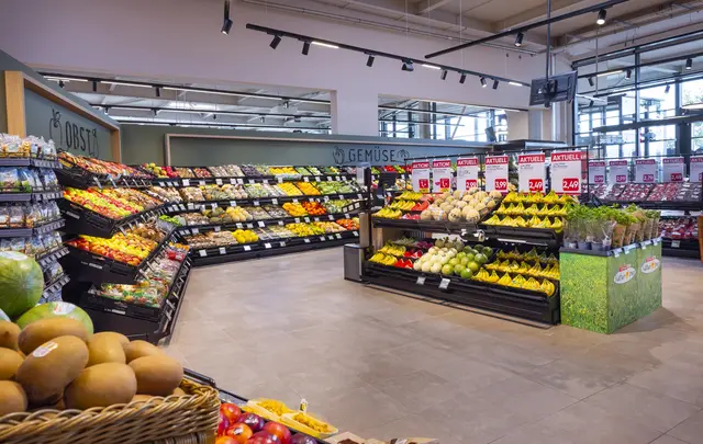 Der neue Eurospar in Güssing wird mit einem modernen Ladendesign ausgestattet.  | Foto: Werner Krug