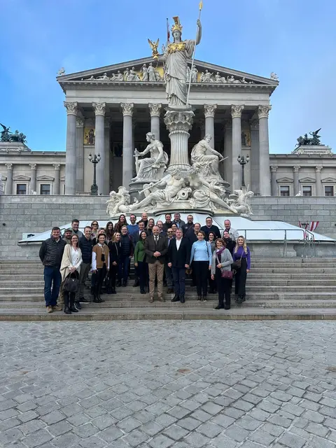 Die Gamlitzer erlebten einen besonderen Tag in der Bundeshauptstadt. | Foto: Gemeinde