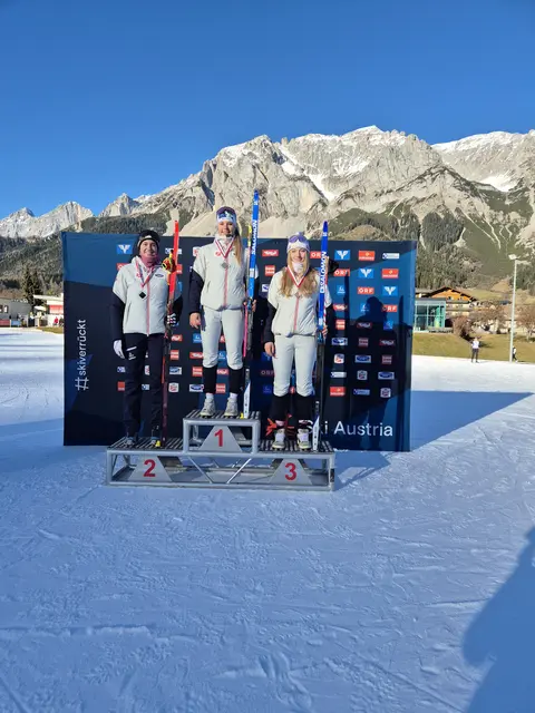 Beim Austria Cup Jugend in der Nordischen Kombination in Ramsau am Dachstein belegte die Trofaiacherin Anna Brandner den zweiten Platz. | Foto: Alexandra Brandner
