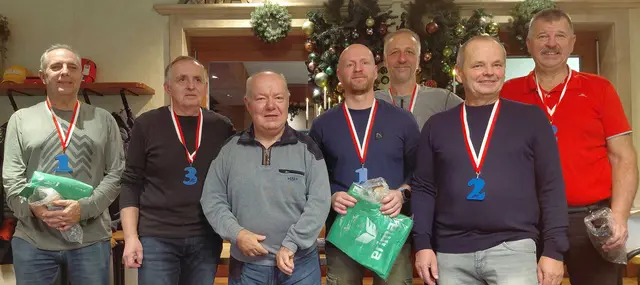 Erwin Langbauer, Christian Kröhn, Dietmar Ematinger, Erwin Leibetseder, Andreas Reiter, Manfred Eisenknapp und Gerhard Jagsch (v.l.). | Foto: Hedwig Ematinger