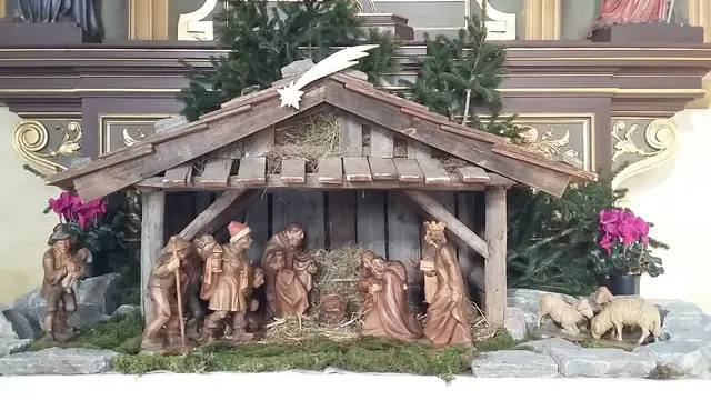 Die Weihnachtskrippe in der Sakramentenkapelle. | Foto: privat