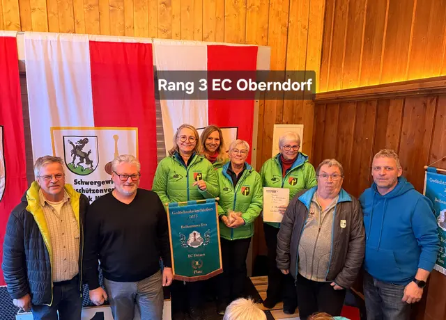 Janet Rosenkranz, Barbara Hofer, Monika Friedl und Vreni Groder mit den Offiziellen. | Foto: Michaela Schipflinger