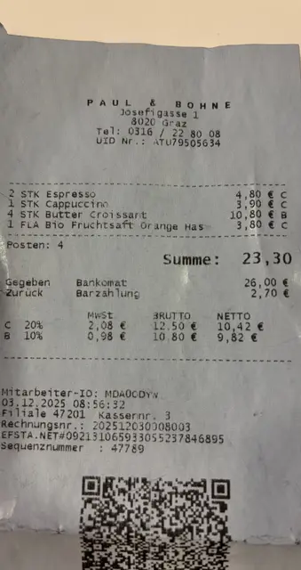 Bei Paul &amp; Bohne wurde gemütlich gefrühstückt. 
 | Foto: MeinBezirk