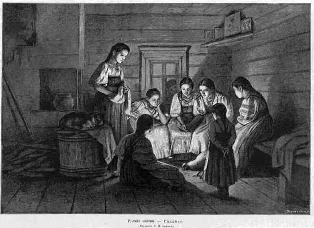 Die Rauhnächte, zwölf fast schon mystische Nächte zwischen Weihnachten und dem 6. Jänner, laden zur Reinigung, Innenschau und Neubeginn ein.  | Foto: Wikimedia Common / Russische Illustration, 1885