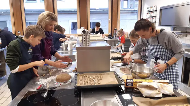 gemeinsames Keksebacken