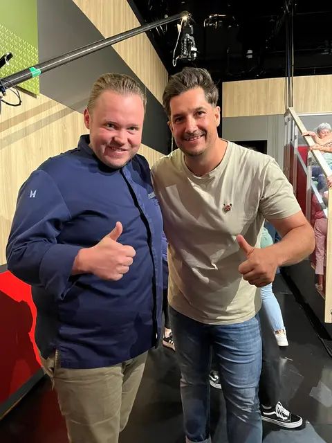 David Kruselburger mit dem renommierten österreichischen Sternekoch, Richard Rauch. | Foto: David Kruselburger