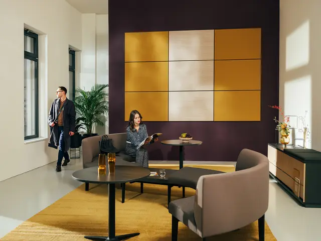 Motion Akustikpaneele dämpfen den Flurfunk.  | Foto: neudoerfler / Daniel Gebhart de Koekkoek